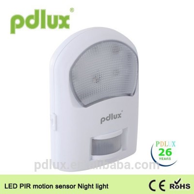 PDLUX 4*4.5 AA night light with battery backup with motion sensor